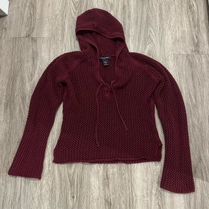 Crochet Hooded Sweater